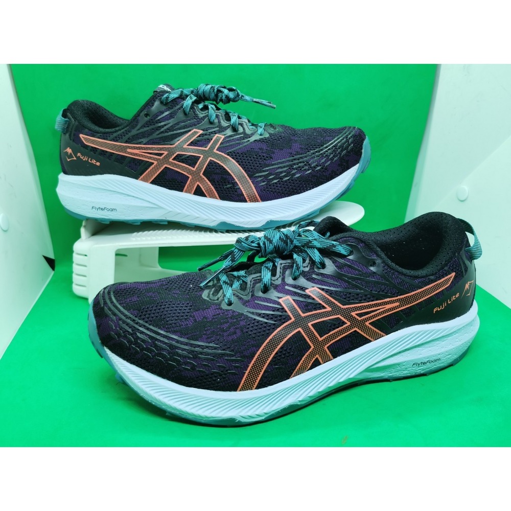 ASICS Fuji Lite 3 Running Shoes Women Size 9.5 Night Shade Trail Sneakers